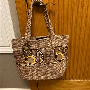 NWOT CHIKUMBUSO Handmade Boho Tote Bag 
15”x 11.5”